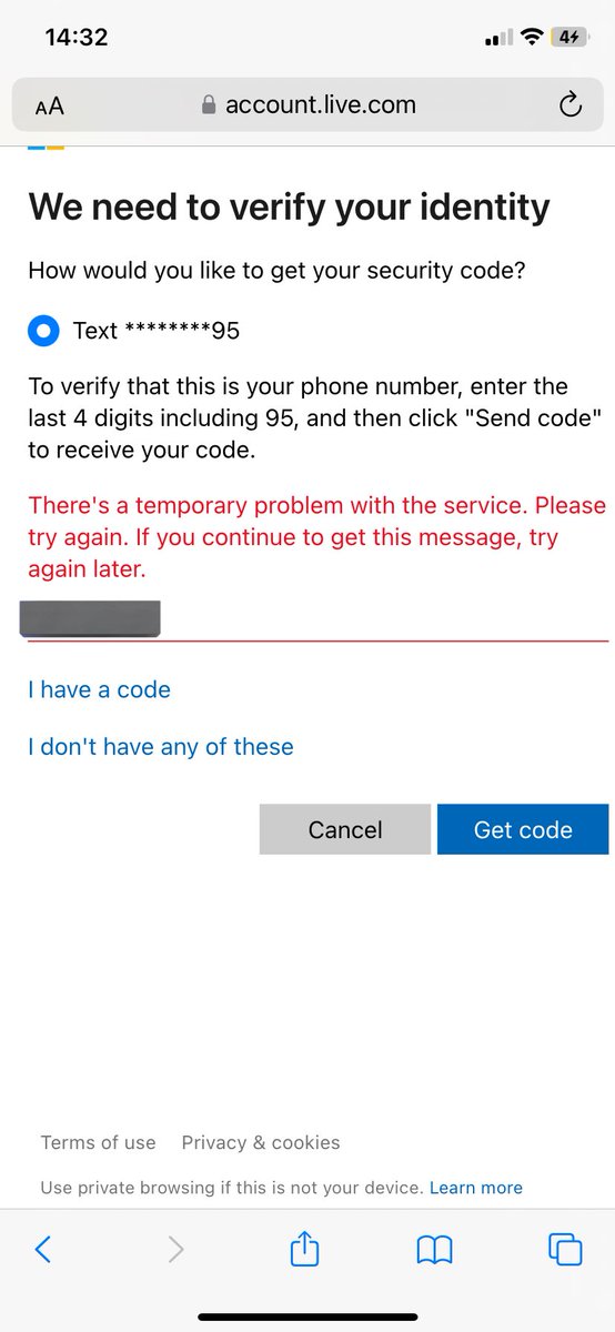 ahesgaby's tweet photo. @MicrosoftAyuda necesito ayuda para recuperar mi cuenta, no he podido hacerlo https://t.co/LBjY4YO54g