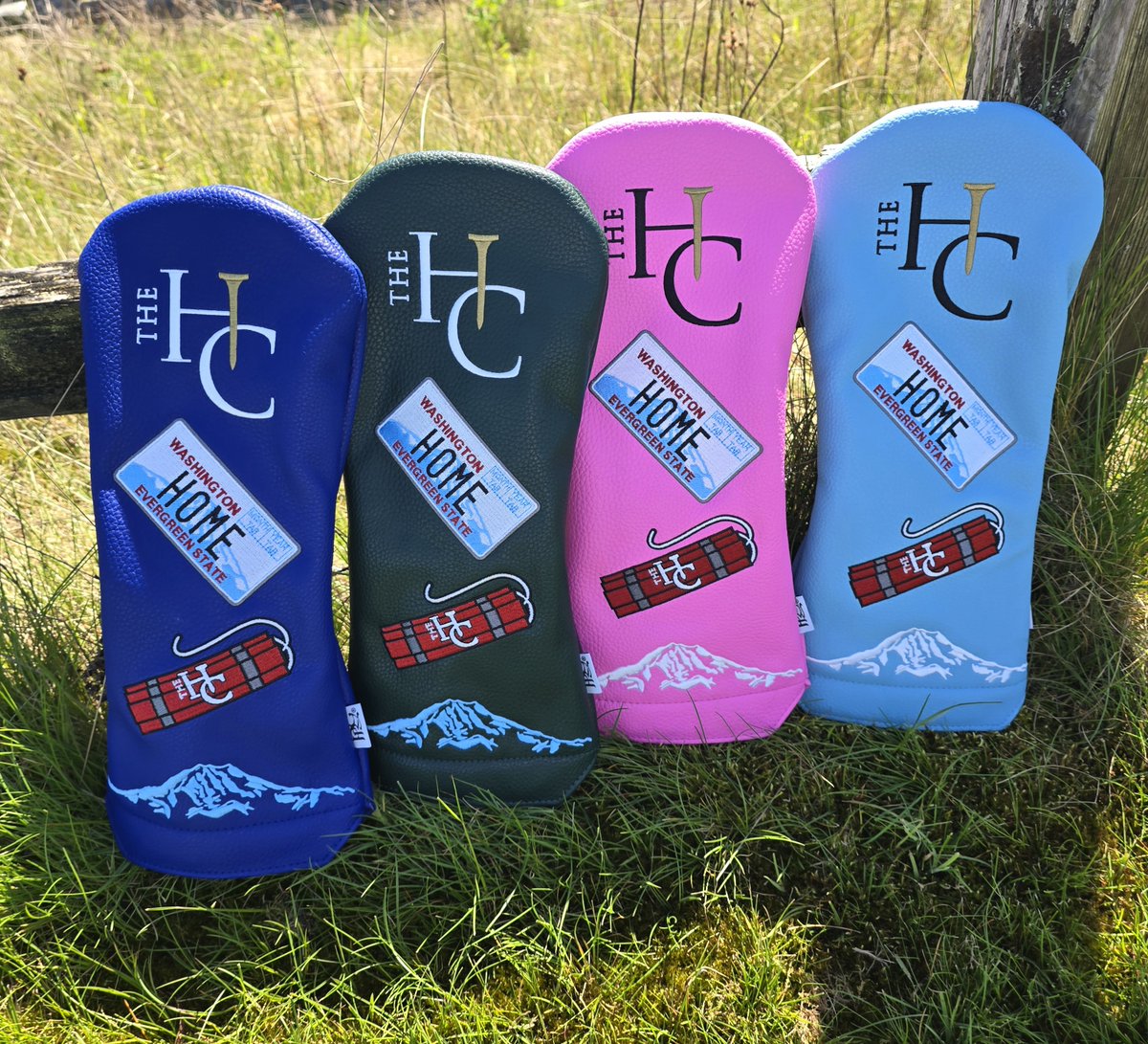 🧨New @prg_golf driver covers are here! 🧨

#thehomecourse #wagolf #accessories #merchandise #golfing #newcolors #royalblue #huntergreen #pink #babyblue