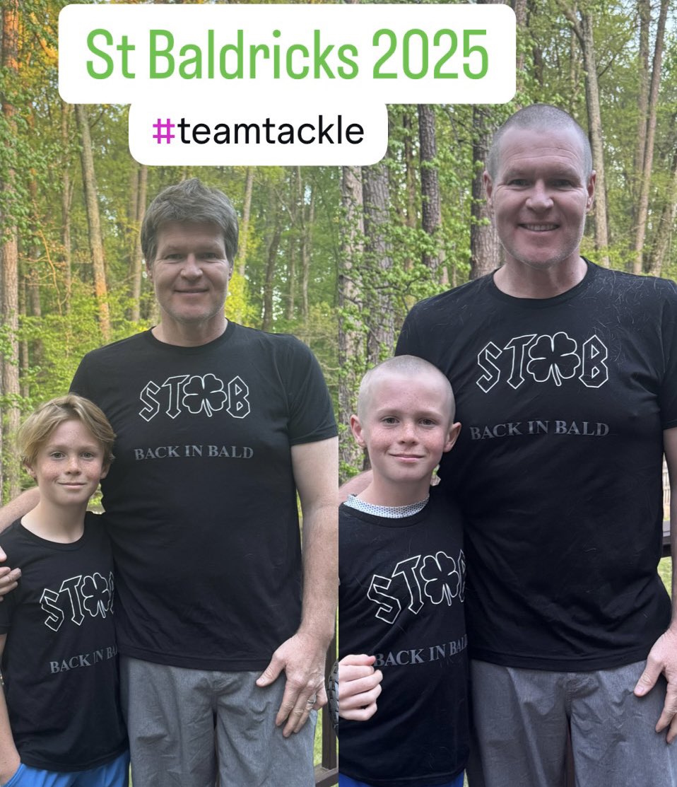 Michael Hokenberg (@mhokenberg) on Twitter photo Another <a href="/StBaldricks/">St. Baldrick's Foundation</a> in the books for me and Jameson. So proud of J for participating in this event each year with me.#TeamTACKLE
<a href="/DavisDriveMS/">Davis Drive Middle School</a> Another <a href="/StBaldricks/">St. Baldrick's Foundation</a> in the books for me and Jameson. So proud of J for participating in this event each year with me.#TeamTACKLE
<a href="/DavisDriveMS/">Davis Drive Middle School</a>
