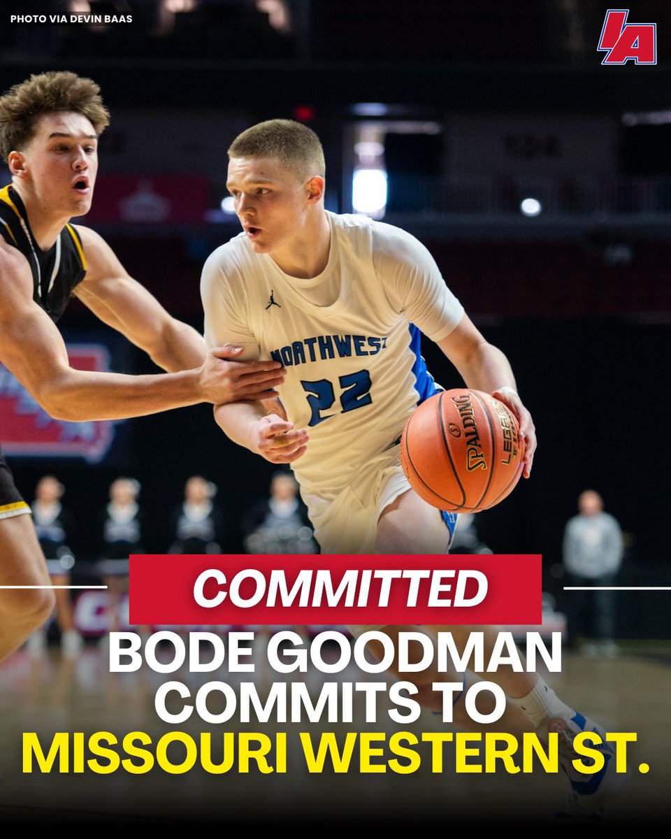 Waukee NW standout Bode Goodman has committed to Missouri Western State!

He joins Trey McKowen as a couple of notable players from 4A to join the squad! 

#IAbasketball X #iahsbkb