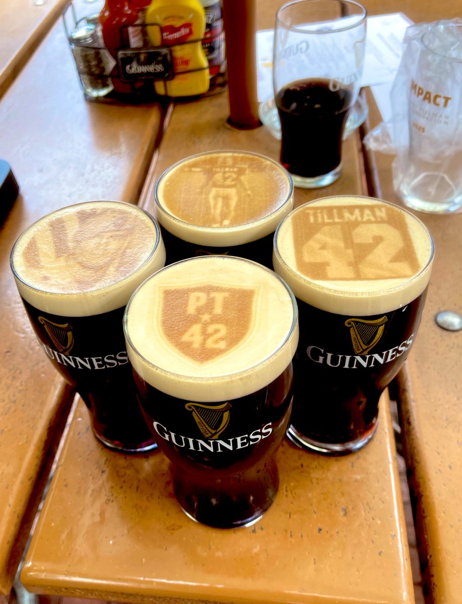 andrewtaylor09's tweet photo. .@GuinnessUS π€ @pattillmanfnd #PintsForPat #PatsRun2025 #PatsRun #PT42 #Impact https://t.co/MHztL5Ootf