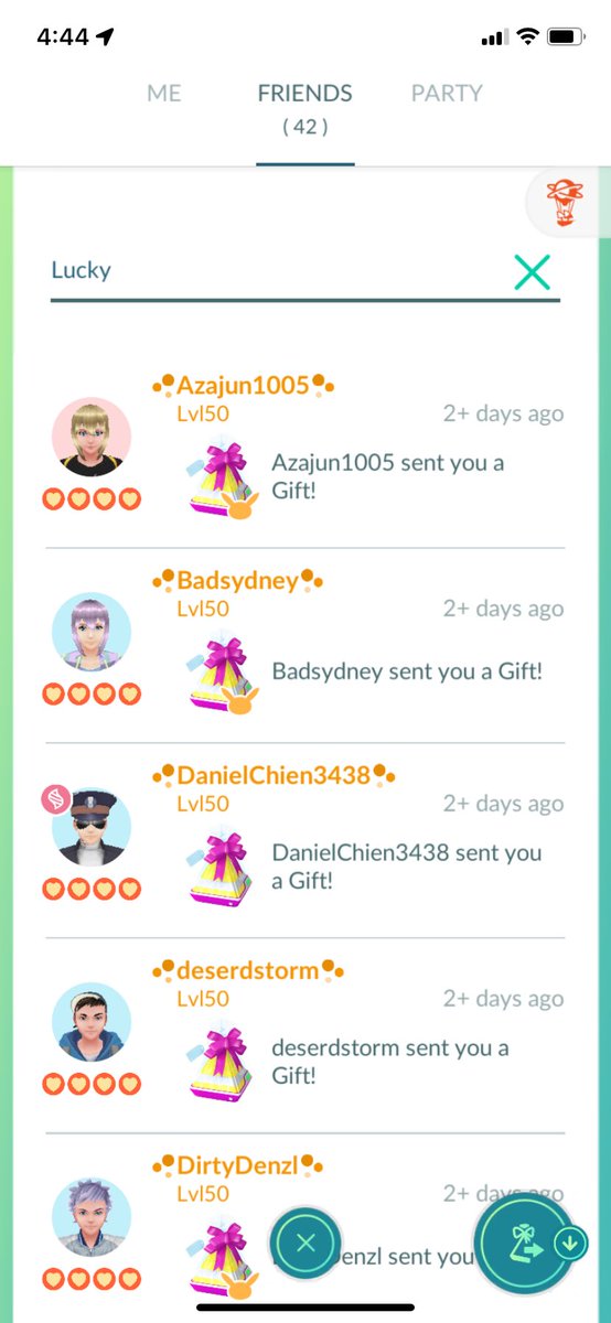 How many #Luckyfriends do you have ?!

#PokemonGO 

✨