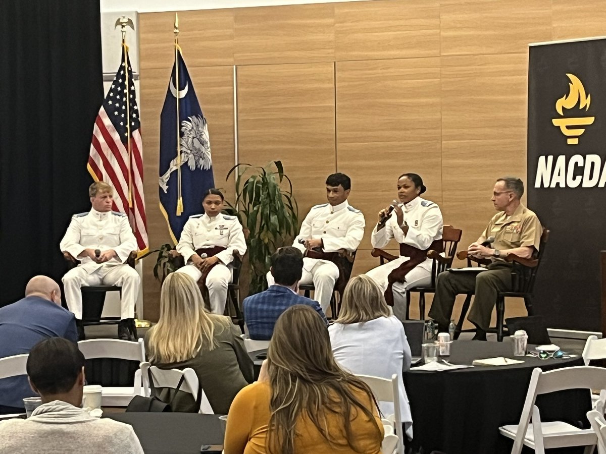 NACDA's tweet photo. The perspective of cadet-athletes >>>
Humbling to hear their stories in a time of transition in our industry. This is why we got into this business, and this is why we stay 🫶 #SpringSymposium25 https://t.co/E0oC7DSGgY