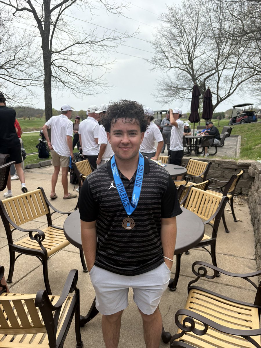 SPS Invitational at Rivercut today. Congrats to Ben on medaling with a 76.