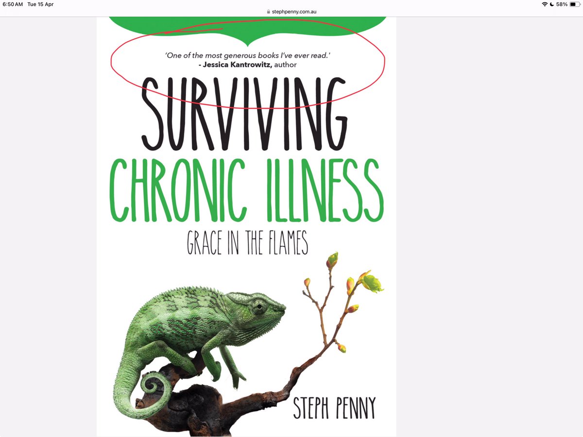 Steph Penny (@stephpenny1) on Twitter photo Stoked to have <a href="/jfkantrowitz/">Jessica Kantrowitz ๐๐</a>โs endorsement on the cover of Surviving Chronic Illness! Jessica is a Christian author and poet who has penned some magnificent works; she also has lived experience of chronic illness and mental distress, and I find her work enormously comforting. Stoked to have <a href="/jfkantrowitz/">Jessica Kantrowitz ๐๐</a>โs endorsement on the cover of Surviving Chronic Illness! Jessica is a Christian author and poet who has penned some magnificent works; she also has lived experience of chronic illness and mental distress, and I find her work enormously comforting.