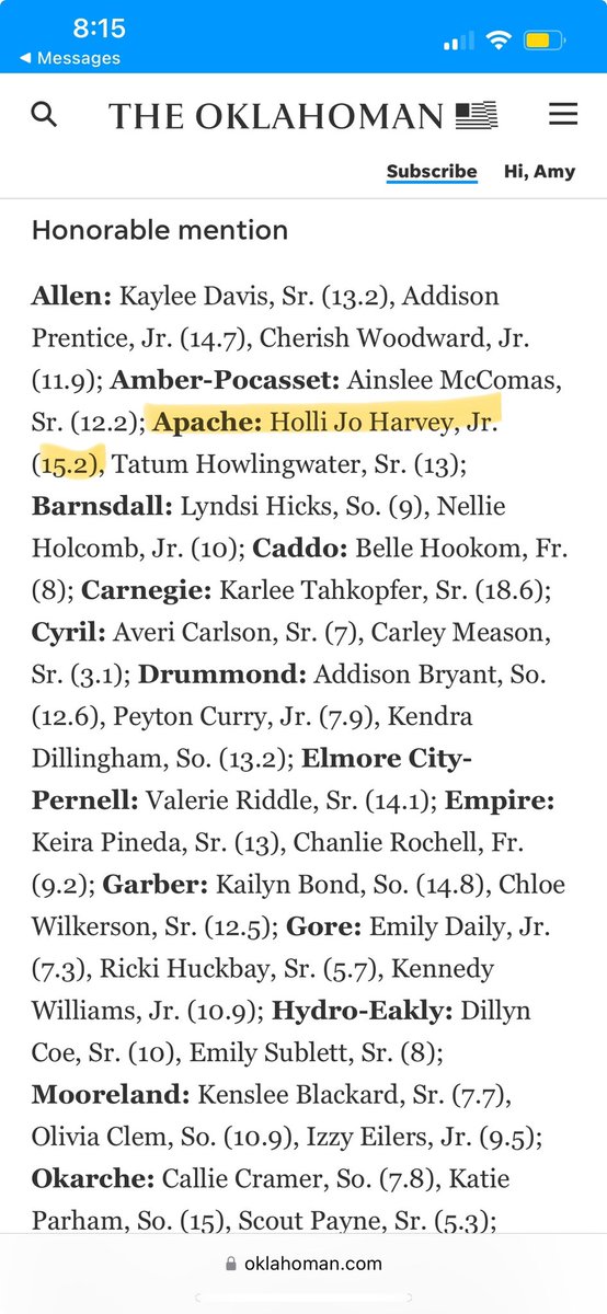 So incredibly blessed and grateful to have such a remarkable junior year this past season. Some things I’ve accomplish and different awards this year as well, many more goals to go! 

-1000 point club 
-500 rebounds
-Caddo County All-Tournament Team
-The Oklahoman All-state HM