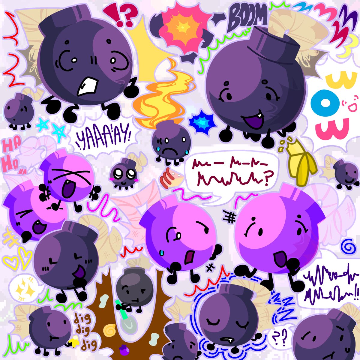 explosival's tweet image. Bomby bfdi,,,,,, boommmbbyyyyyyyy,,,,,,, #osc #bfdi #art