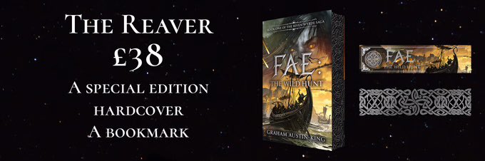 GrayAustin's tweet image. Want to see the most popular tier??
Tier Two:
THIS IS THE MOST POPULAR TIER!!
This special edition hardback comes with an exclusive bookmark. The edges even come pre-sprayed so you don’t have to try and do it with a pencil.
Check out tier two here:
kickstarter.com/projects/riven…