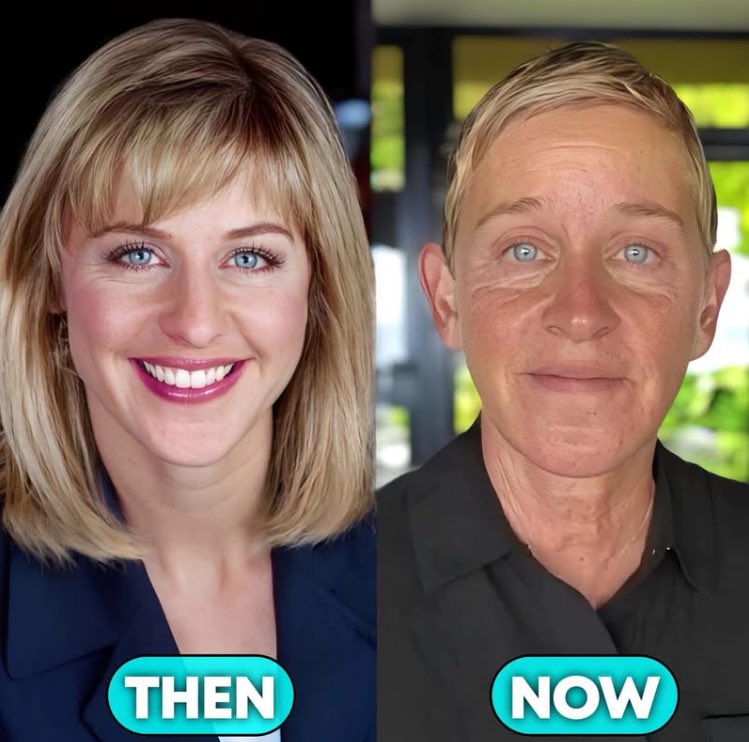 his4Everz's tweet image. What happened to Ellen DeGeneres? 🤔