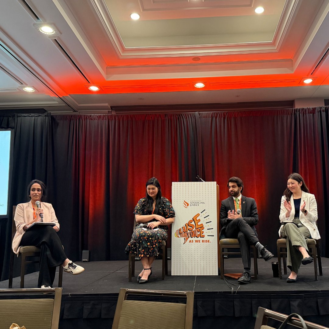 We had the great opportunity to attend the Asian American Advancing Justice National Summit hosted by Advancing Justice Atlanta. 

The theme was “Raise Your Voice As We Rise,” and it was an honor to be in community with brilliant AAPI leaders and allies from across the country.