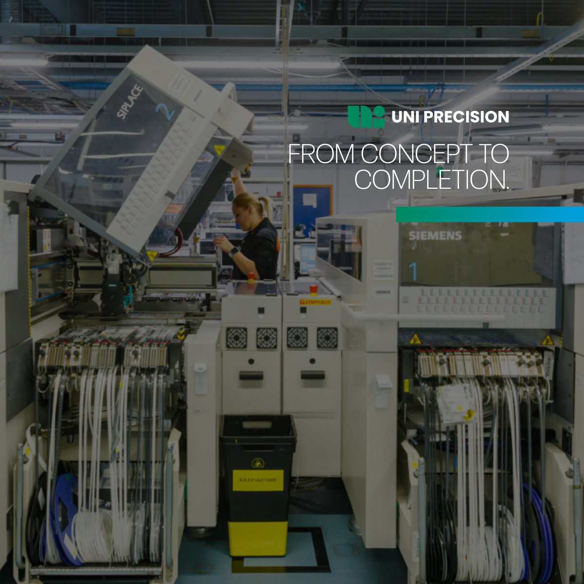Uniprecision's tweet image. Our final box build services offer a one-stop solution, delivering fully assembled and tested products to market efficiently. #BoxBuildServices #TurnkeySolutions #UniPrecision
