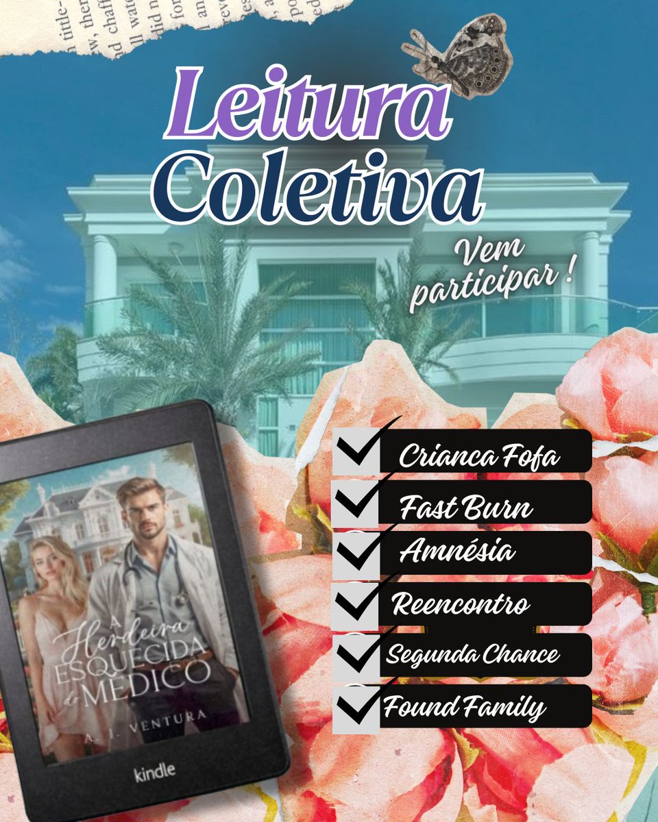 kell_pancake's tweet photo. 📚LEITURA COLETIVA + SORTEIO 📚

🗣️ Bora para mais uma leitura coletiva?
Dessa vez o livro escolhido é A HERDEIRA  ESQUECIDA DO MÉDICO - A. J VENTURA
ㅤ
✅ A leitura começa dia 15/04, e vai durar até o dia 25/04 onde encerraremos com o debate no grupo do whatsapp. https://t.co/QI9uUZtBYi