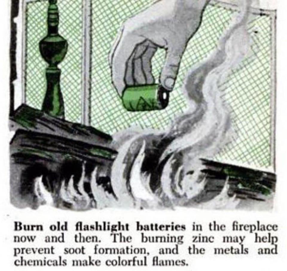 Harry Mitchell ๐ฅ (@hemitchell42) on Twitter photo Not a sign about battery fire safety, but some pretty questionable advice from a housekeeping column from the 1950s!
#BatteryFireSigns
<a href="/BatteryFires/">Battery Fire Safety ๐ฅโก๏ธ</a> Not a sign about battery fire safety, but some pretty questionable advice from a housekeeping column from the 1950s!
#BatteryFireSigns
<a href="/BatteryFires/">Battery Fire Safety ๐ฅโก๏ธ</a>