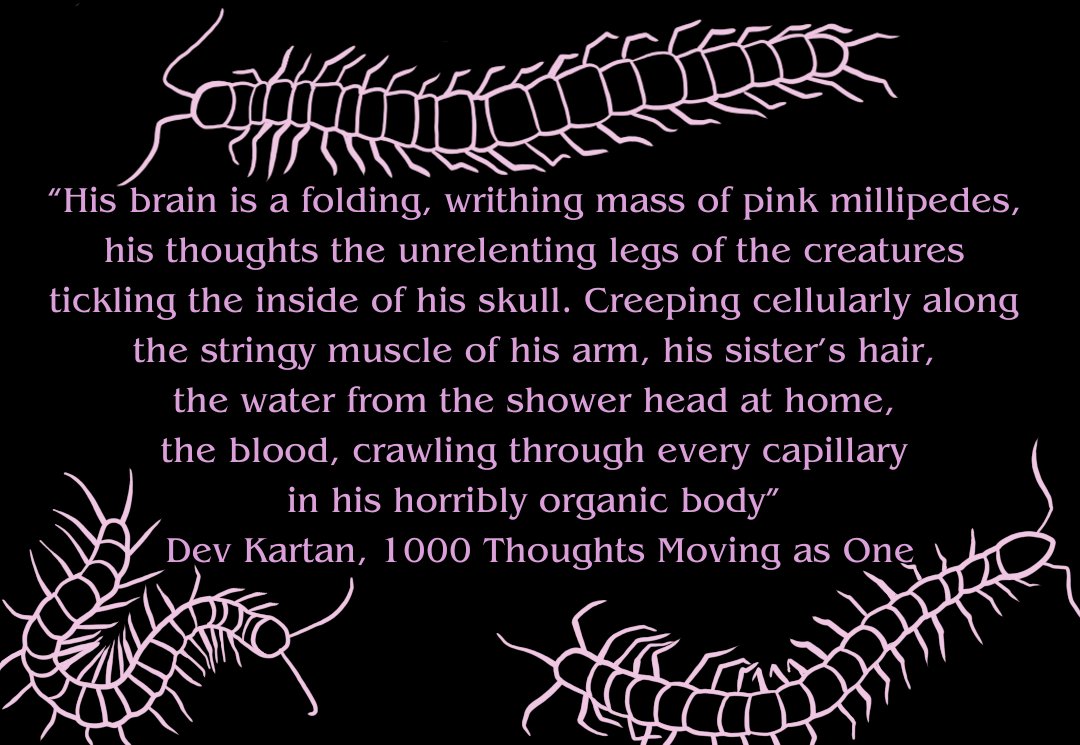 OARjournal's tweet photo. This week's creepy crawly teaser is from Dev Kartan's wonderfully written poem 1000 Thoughts Moving as One! https://t.co/24brAASrK9