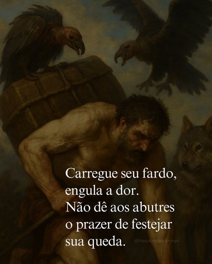 Não deseje que fique mais leve, deseje ficar mais forte.