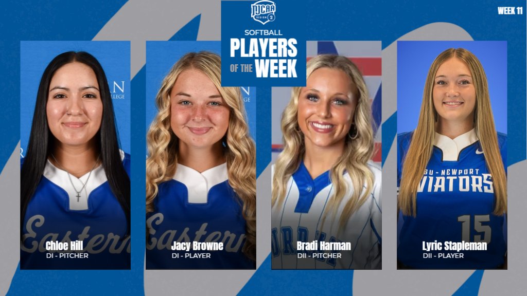 Congratulations to the #NJCAARegion2 Softball Players of the Week!!