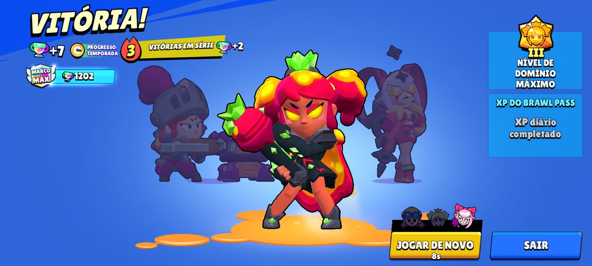 Peguei 1200 na Mandy🙏🙏
(Fiquei 5 minutos apreciando essa imagem)#BrawlStars