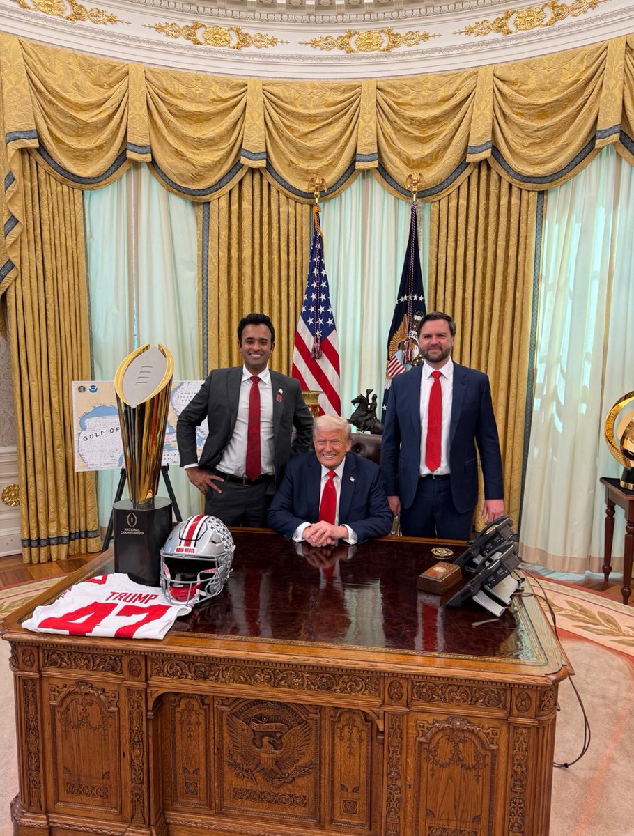 Buckeyes took over the White House