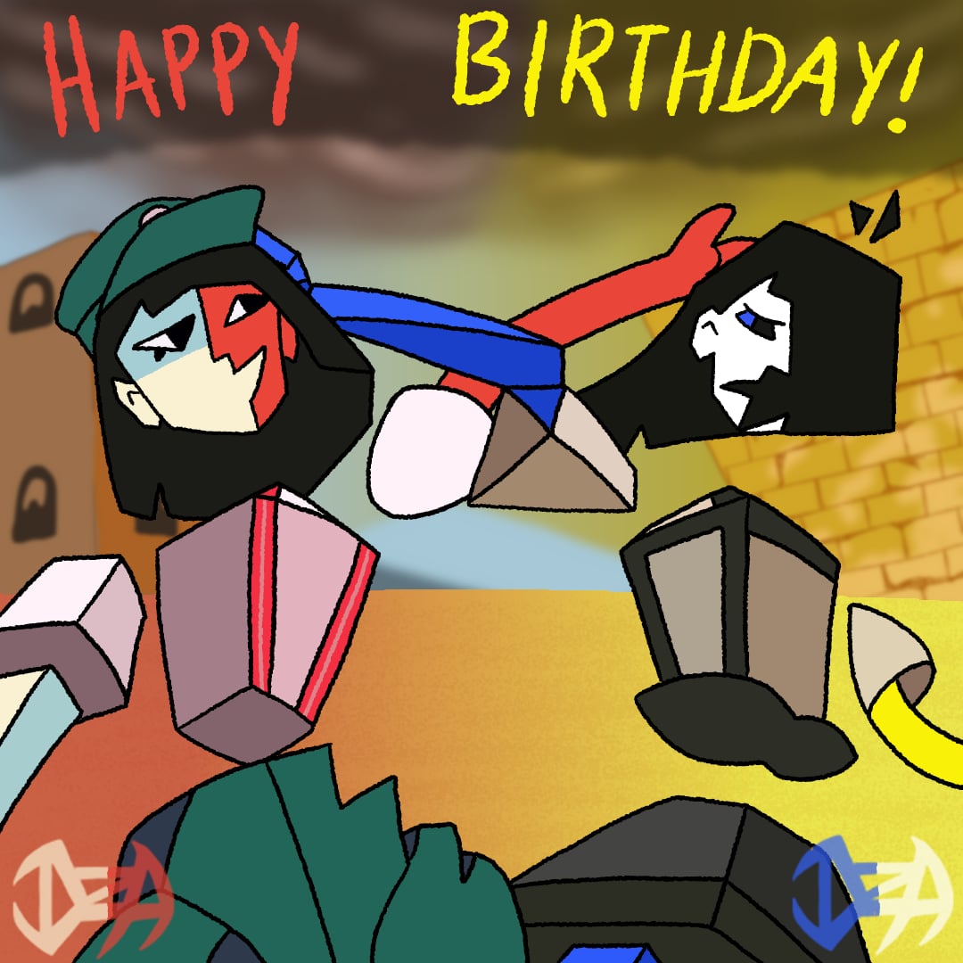 ZachmanRockfan's tweet photo. Its @Peepsicola1's birthday so i drew the lady. Happy Birthday!!!

#3NA #3NADreamBBQ #EnaDreamBBQ https://t.co/LrWM1ytOVJ