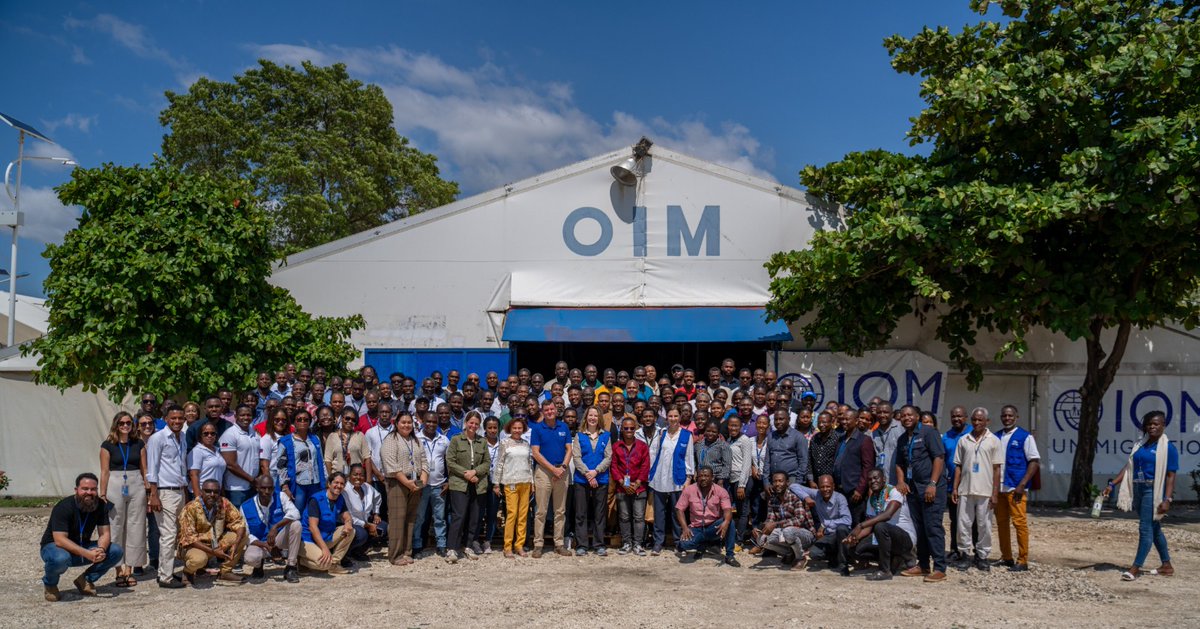 A highlight today: meeting the IOM teams in #Haiti. They work under extreme pressure — in hard-to-reach areas, they're often the only UN presence. 
I'm grateful for and humbled by their courage, dedication and commitment to the people we serve.