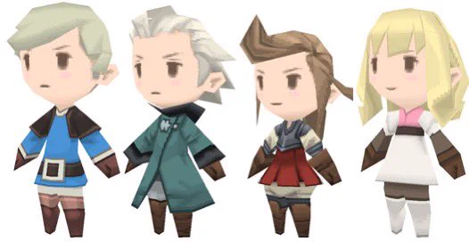 As i found out about it, ive been thinking about the artstyle of Final Fantasy The 4 Heroes of Light 