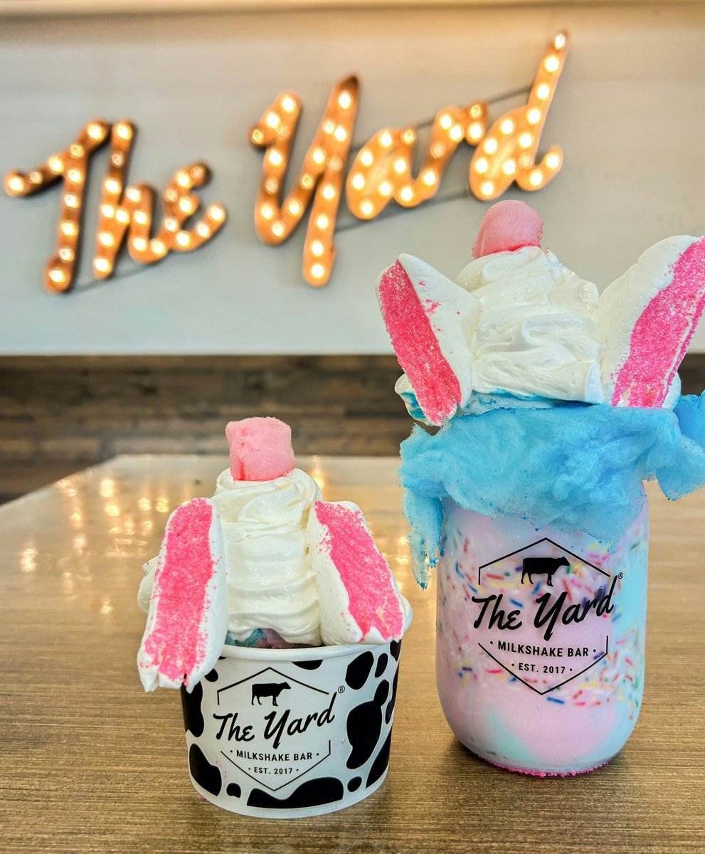 theyardMB's tweet image. Hoppin' into sugar coma territory with our Hoppy Easter Sundae #NoRegrets 🐰 

#AprilSpecial #TheYardMilkshakeBar #HoppyEaster