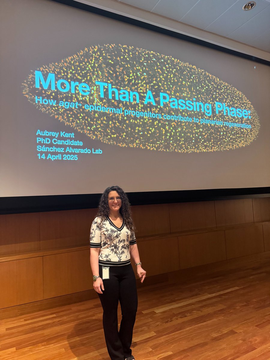 Stowers Grad School (@stowersgrad) on Twitter photo Please join us in congratulating Aubrey Kent (<a href="/Planaria1/">A. Sánchez Alvarado</a> Lab) on a successful thesis defense, titled "How agat+ epidermal progenitors contribute to planarian regeneration". Well done! 👏 #PhD #GradSchool Please join us in congratulating Aubrey Kent (<a href="/Planaria1/">A. Sánchez Alvarado</a> Lab) on a successful thesis defense, titled "How agat+ epidermal progenitors contribute to planarian regeneration". Well done! 👏 #PhD #GradSchool