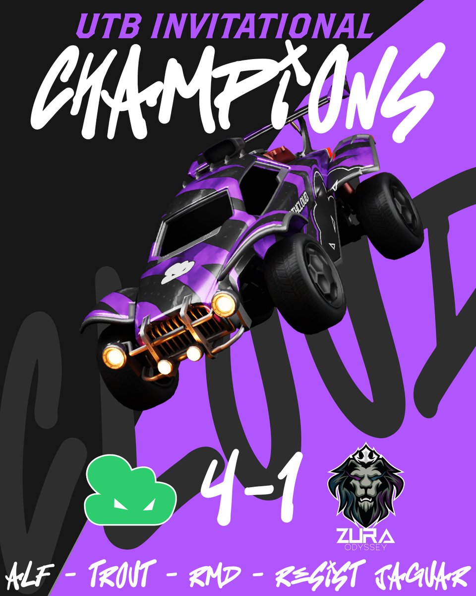 Death Cloud Esports (@deathcloudorg) on Twitter photo CONGRATULATIONS to Death Cloud Miasma as they take gold in the <a href="/UTBeSports/">Untouchaballs</a> Invitational after a stunning upper bracket run and defeating <a href="/zuraesports/">ZURA E-Sports</a> 4-1 in the final!
Congrats and GGs all around! CONGRATULATIONS to Death Cloud Miasma as they take gold in the <a href="/UTBeSports/">Untouchaballs</a> Invitational after a stunning upper bracket run and defeating <a href="/zuraesports/">ZURA E-Sports</a> 4-1 in the final!
Congrats and GGs all around!