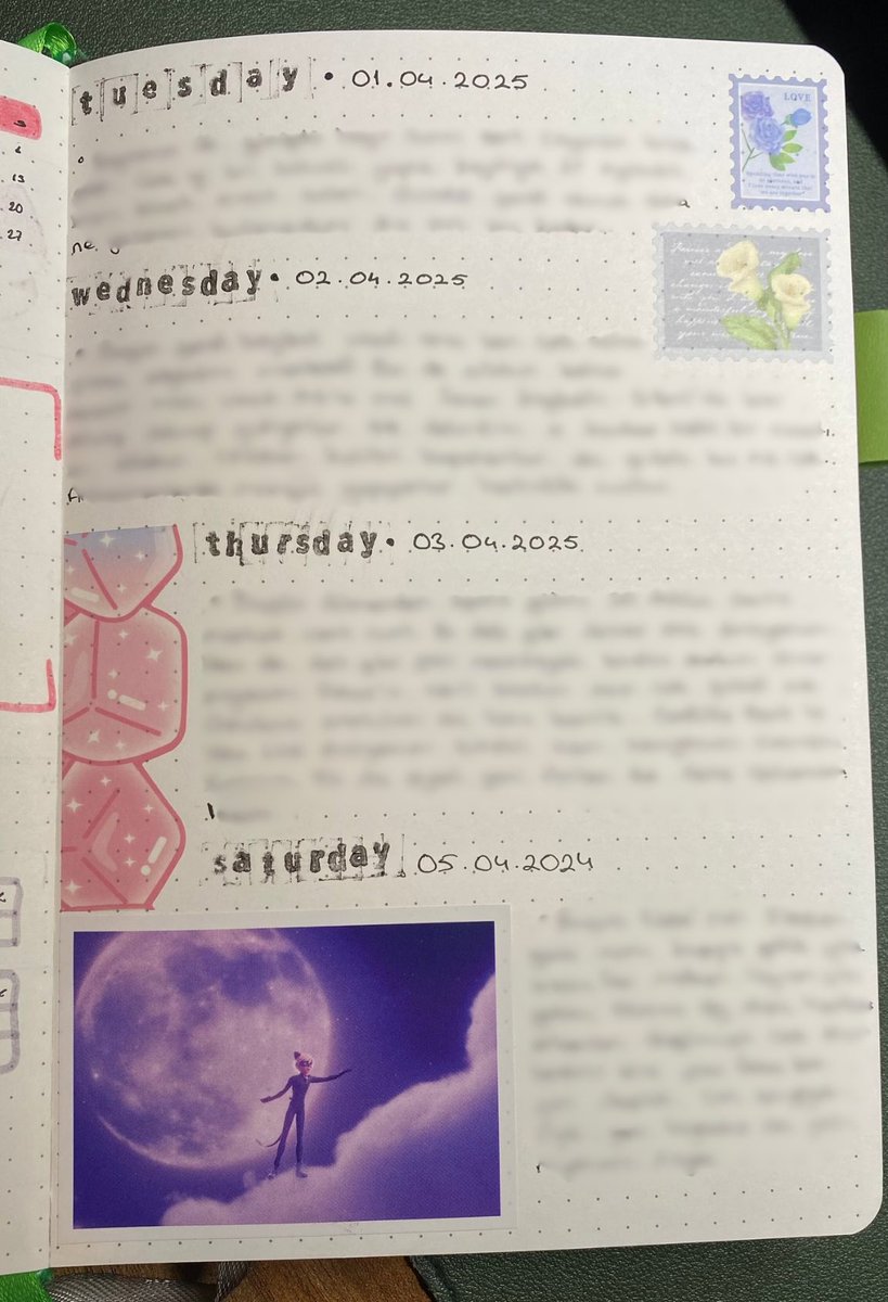 Nisanda hiç günlük yazmadım diğer günleri de yazmaya üşendim 10 gün sonra tamamlarım belki