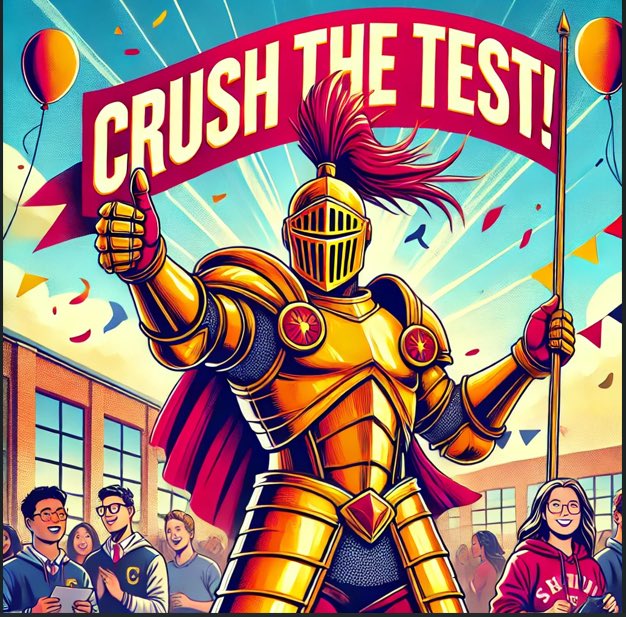 SLA Students,
We're so proud of your hard work! Believe in yourselves like we believe in you.
STAAR doesn’t measure all your greatness, but it’s a chance to show what you’ve learned; progress, not perfection.
Rest up, eat well, charge your Chromebooks— You’ve got this! #TestDay