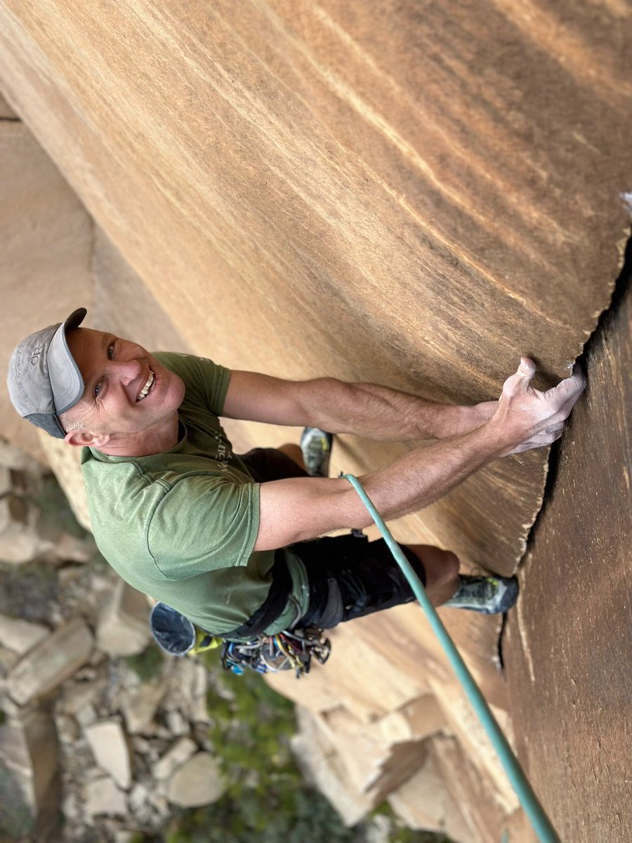 AlexHonnold's tweet photo. This is a blatant singles ad for longtime friend Josh McCoy. He’s explicitly forbidden me from doing this on many occasions but I’m finally just ignoring his wishes and putting him out there in front of the wide internet world. He’s been one of my main climbing partners since 2006 (!!!) and he’s one of the funniest and most chill people that I know. He’s incredibly adventurous, but not in a type A psycho kind of way - he’s just always up to do something exciting. He’s a serious birder. An avid fisherman. A very capable climber. And an all around great person. 
He seems terminally incapable of any of the modern dating stratagems - he’s not on apps, doesn’t really slide into people’s DMs, and generally seems pretty old school. So I’m trying to shake up his scene a little bit. 
He’s 45. Currently based in Seattle. Works as little as possible to maintain his frequent travels (birding in Africa, anyone??). 
I’d trust him to raise my kids, though they might wind up slightly feral. But at least they’d have a ton of personality!! 
He’s probably not that geographically tied, so if you’re an even remotely interested woman slide into his DMs on IG (tag: joshkmccoy)!!! Or pass this along to anyone you may know… 
What’s the point of social media if not to help your longtime friends?!
