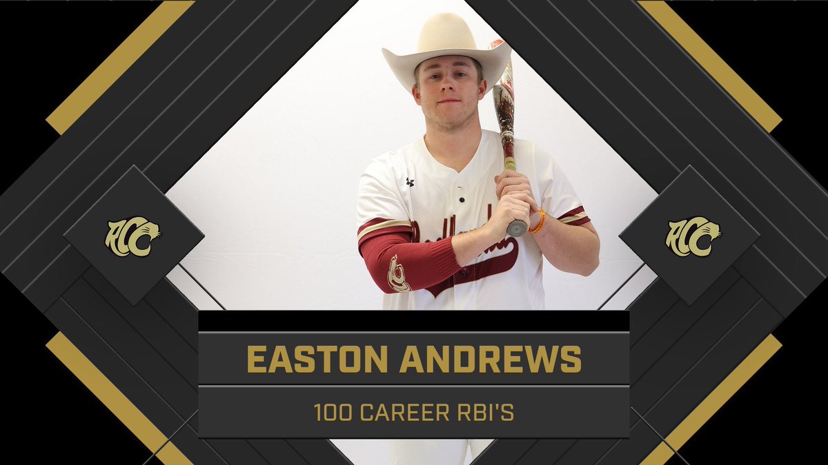 Redlands CC Baseball (@rcccougarbb) on Twitter photo Another mile stone for <a href="/eastonandrews2/">Easton Andrews</a> and now he is the all time RBI leader in school history! #FortReno Another mile stone for <a href="/eastonandrews2/">Easton Andrews</a> and now he is the all time RBI leader in school history! #FortReno