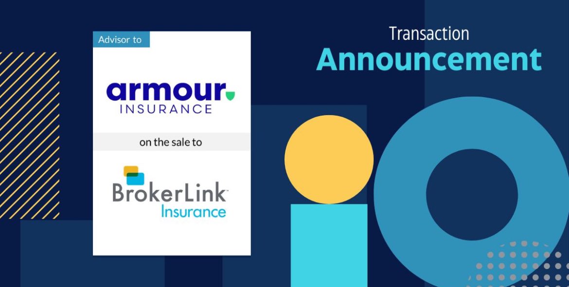 Another successful deal in the books! Our member firm Sequeira Partners are thrilled to celebrate a great outcome for their clients, Armour Insurance Group Ltd.

Get the full details here: lnkd.in/guZ_2ift