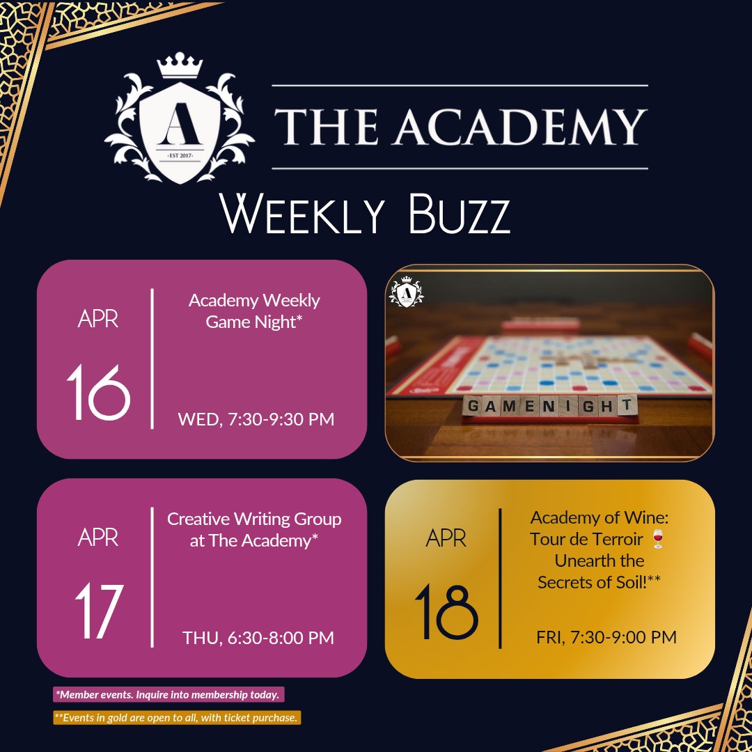 Unwind midweek with Paint &amp; Sip Night at The Academy SF!  Join us Wed, April 16 from 7–9 PM for step-by-step painting, good drinks, and even better company. Doors open at 6:30PM.

🎟️ academy-sf.com/event-details/…