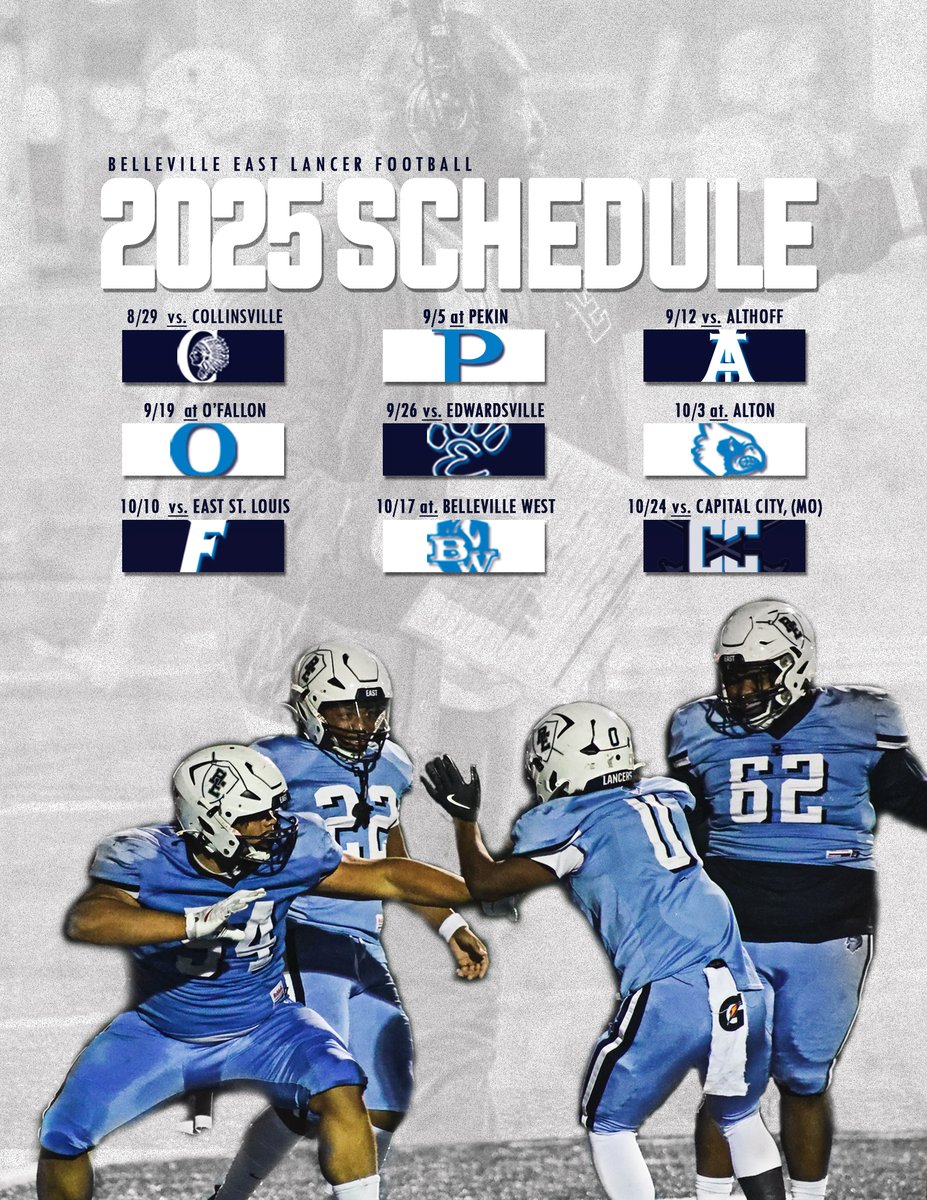 2025 SCHEDULE DROP!!!  Summer practice will be here soon.  #BEAST // #DEFENDTHESHIELD