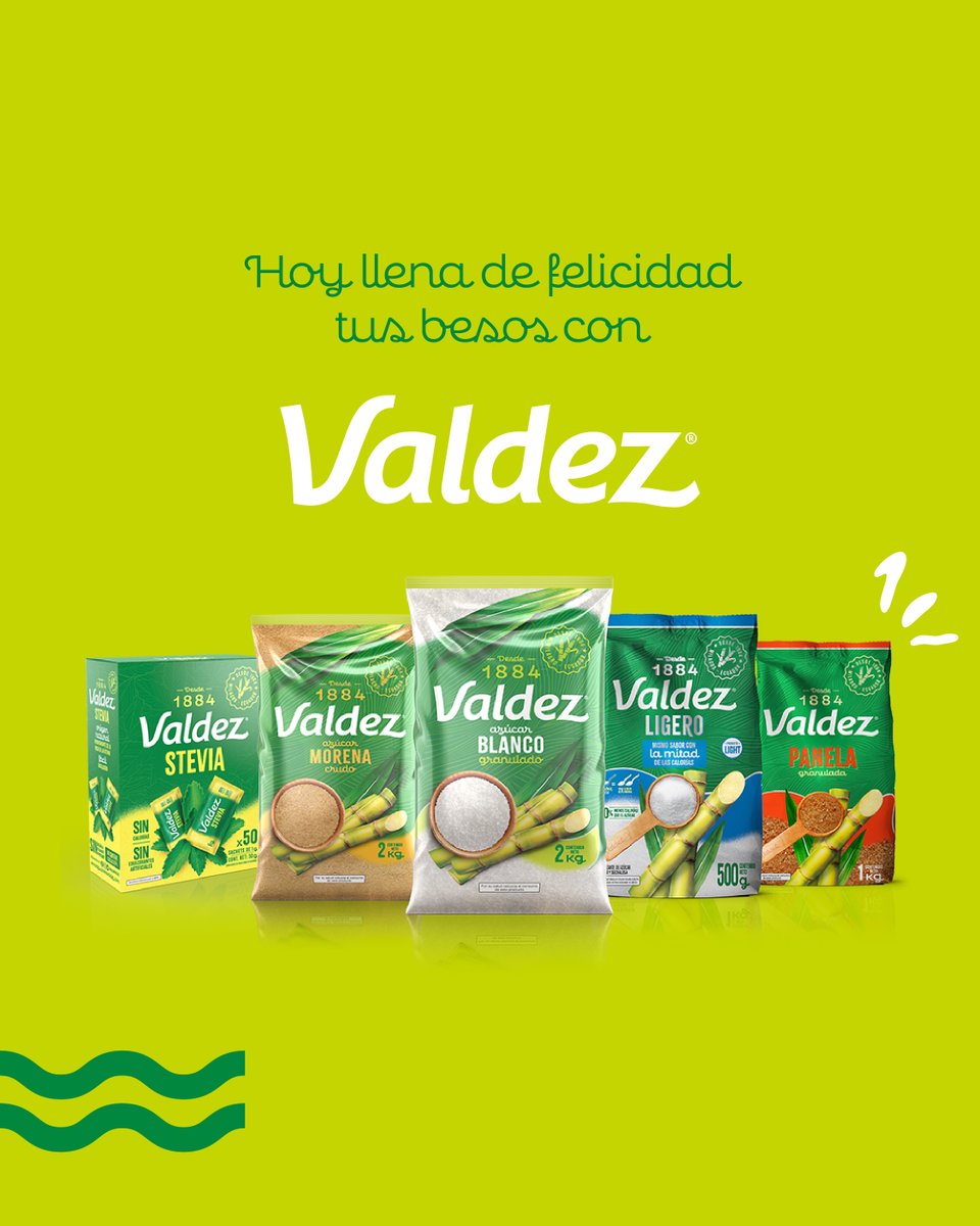 Un beso puede decir mucho… ¡y si tiene un toque dulce, aún más! 🍦💋 

​Ya sea con un postre, un helado o un simple gesto, haz que hoy tenga ese sabor especial que solo Valdez puede dar. ​

​Llena de felicidad todos tus besos hoy. 😘​

​#UnBesoDulce #LaVidaSabeAFelicidad