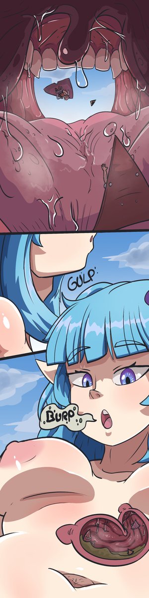 Project for <a href="/SizeFairy/">Estella</a> ^^

Hang gliding is a dangerous activity ... Specially with big hungry fairies roaming the skies xP

#sizetwitter