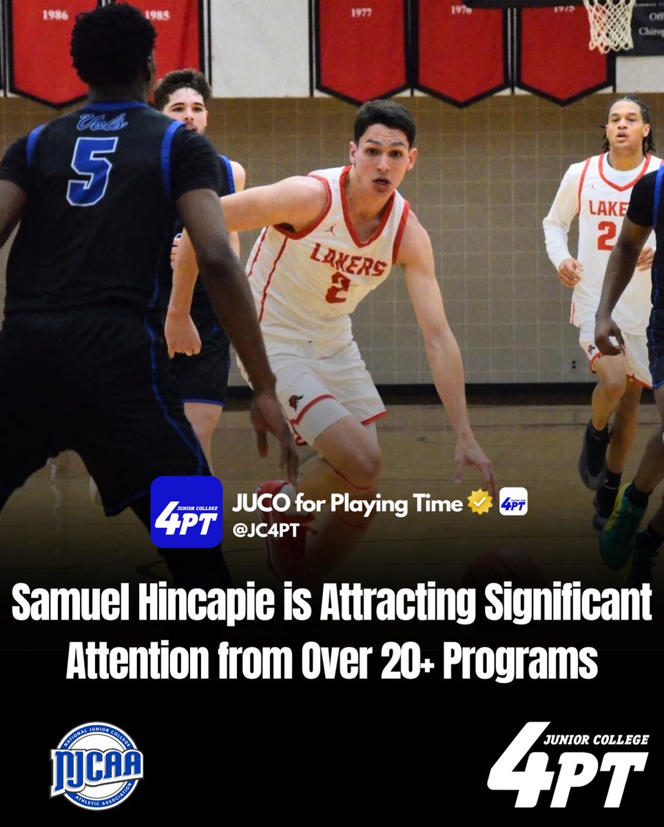 JC Latest: Lake Land College transfer Samuel Hincapie is garnering interest from 20+ schools, he tells <a href="/Revocruit/">Revocruit</a>. 

Campbell
Cornell
Eastern Michigan
Eastern Shore (UMES)
Furman
Hofstra
Iona
Le Moyne
Louisiana
Mercyhurst
Missouri State
New Hampshire
New Orleans
North Dakota