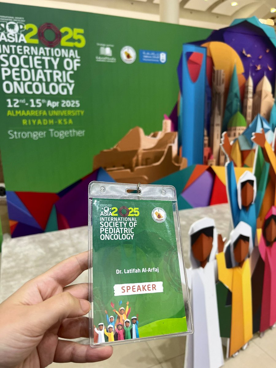 LateefaAlarfaj's tweet photo. Amazing experience at SIOPAsia @saphos_media @AsiaSiop @WorldSIOP 
#siopasia25 #riyadh https://t.co/CVCnaMBMTJ