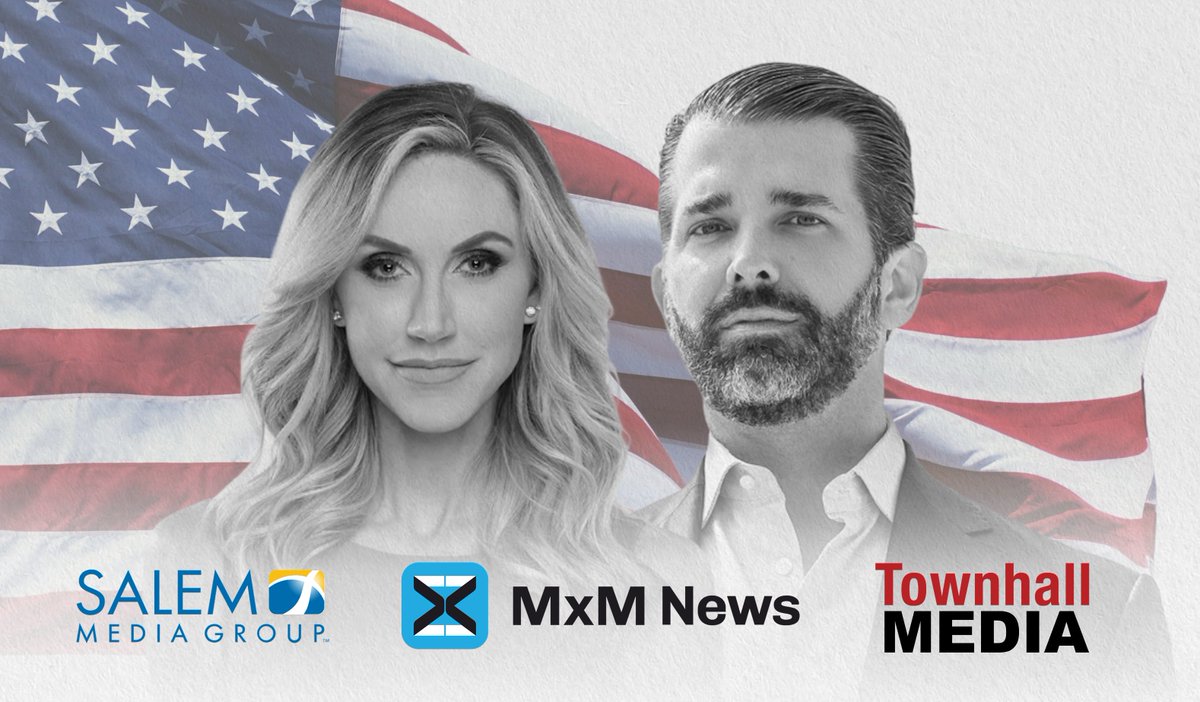Townhall.com (@townhallcom) on Twitter photo 🚨HUGE NEWS! 🚨
<a href="/DonaldJTrumpJr/">Donald Trump Jr.</a> and <a href="/LaraLeaTrump/">Lara Trump</a> have struck a LANDMARK deal with Salem Media Group.
The goal? Conservative media that fights back.
This isn't just a partnership—it's a movement. 🚨HUGE NEWS! 🚨
<a href="/DonaldJTrumpJr/">Donald Trump Jr.</a> and <a href="/LaraLeaTrump/">Lara Trump</a> have struck a LANDMARK deal with Salem Media Group.
The goal? Conservative media that fights back.
This isn't just a partnership—it's a movement.