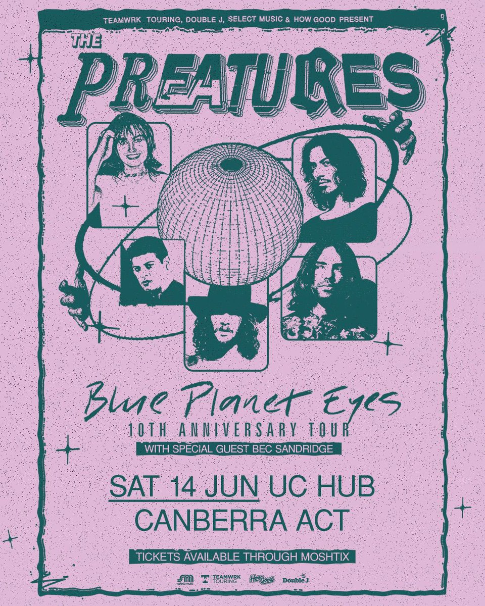 BEC SANDRIDGE (@becsandridge) on Twitter photo Guess what???? I’m the mystery TBA // “*” asterisk support for the first 3 shows of this amazing run with <a href="/ThePreatures/">The Preatures</a> >> gonna bring the whole band too. Love this record, how good.
Remaining tickets: teamwrktouring.com/tours/the-prea… Guess what???? I’m the mystery TBA // “*” asterisk support for the first 3 shows of this amazing run with <a href="/ThePreatures/">The Preatures</a> >> gonna bring the whole band too. Love this record, how good.
Remaining tickets: teamwrktouring.com/tours/the-prea…