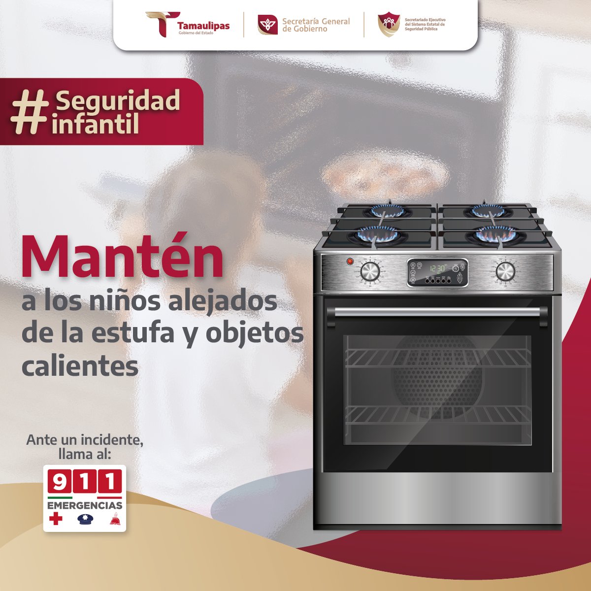 Un segundo descuido puede causar un accidente.

Marca a la Línea de Emergencias 9-1-1 📞 y recibe la ayuda que necesitas.