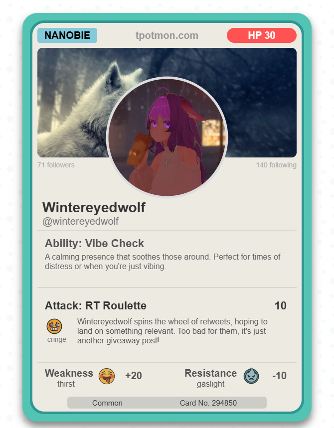 Wintereyedwolf (@wintereyedwolf) / Posts / X