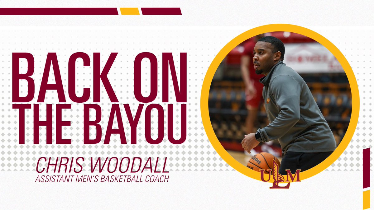 ULM Men's Basketball (@ulm_mbb) on Twitter photo Building the staff ๐งฑ
We are excited to announce three coaches to our staff!
๐ <a href="/rudyzimm22/">Derrick Zimmerman</a> | Associate Head Coach
๐ <a href="/frank_miskelly/">Franklin Miskelly</a> | Assistant Coach
๐ <a href="/ChrisWoodall3/">Chris Woodall</a> | Assistant Coach
๐๐ฐ: bit.ly/4jsns4Z Building the staff ๐งฑ
We are excited to announce three coaches to our staff!
๐ <a href="/rudyzimm22/">Derrick Zimmerman</a> | Associate Head Coach
๐ <a href="/frank_miskelly/">Franklin Miskelly</a> | Assistant Coach
๐ <a href="/ChrisWoodall3/">Chris Woodall</a> | Assistant Coach
๐๐ฐ: bit.ly/4jsns4Z