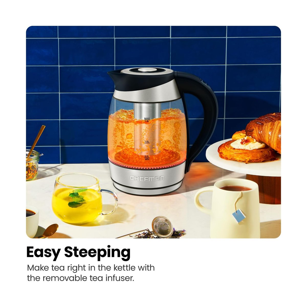 Brewmasterdeals's tweet photo. 🔥 hefman Electric Kettle: Now just $29.99 (14% off)!🔥
Boil water perfectly with 5 presets &amp; a tea infuser.
Get yours now! Lowest price ever from Amazon! #Chefman #ElectricKettle #Sale #KitchenDeals #TeaTime

Snag this deal: https://t.co/uTi21E81P6 🔥 https://t.co/KUO7eUlsrb