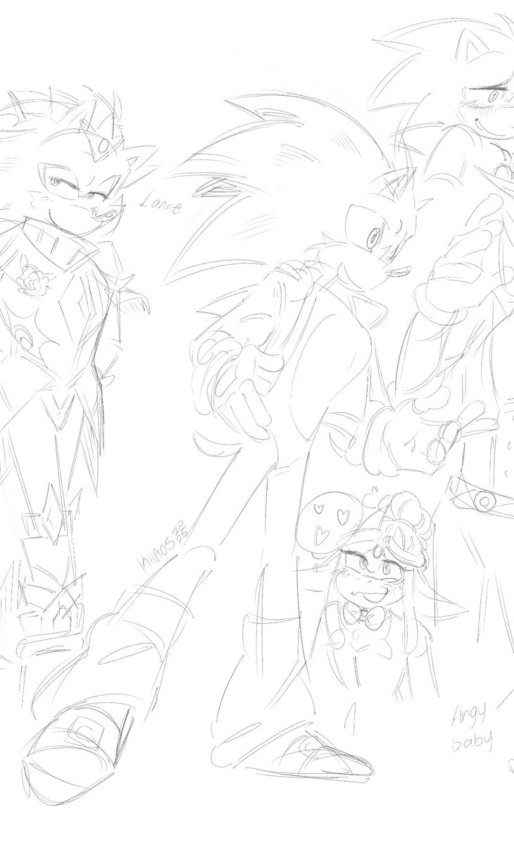 Khaotic_Order_'s tweet photo. Some procreate doodles #SonicTheHedgehog #cowboyshadow #ShadowTheHedghehog #sabtk #sonadow https://t.co/IkbmGQBQjS