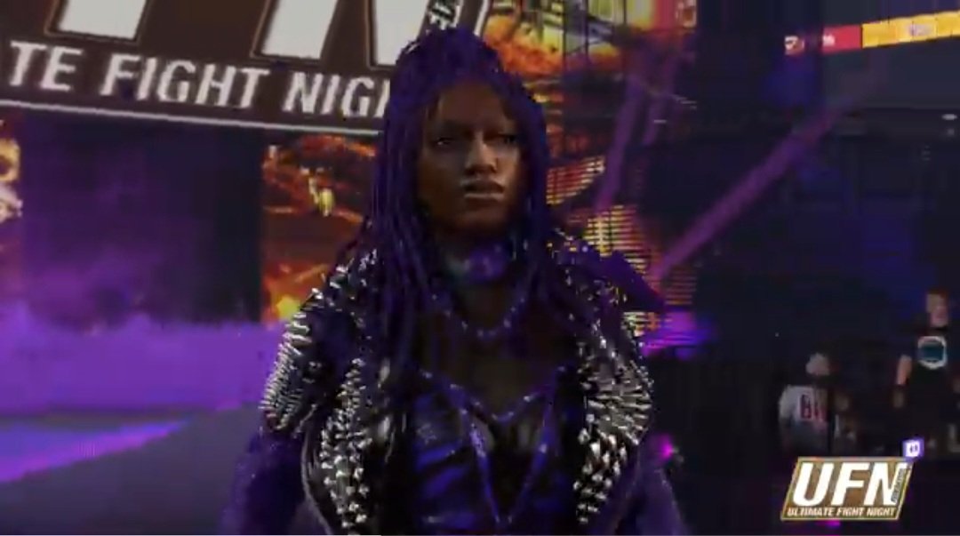 GG big sis on our fight at #UFN even though it was against our will. Sigh*