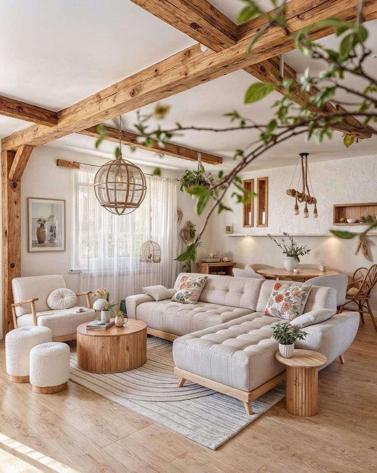 I love modern farmhouse interior decor