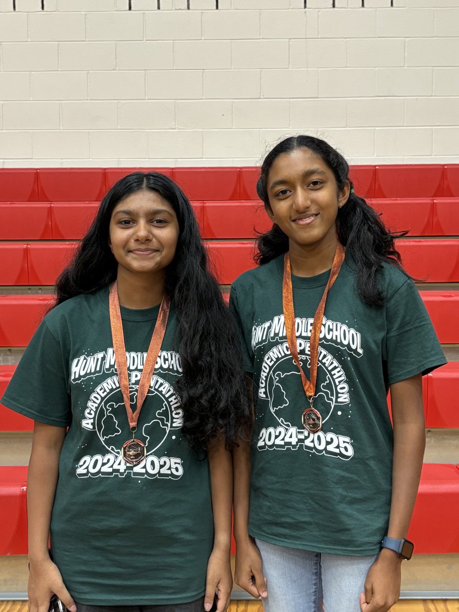 Congratulations to our Academic Pentathlon team.  
Team Members: 
Diya, Prisha, Deetya, Vivaan, Agam, Divyam, Aviva  

Awards:
Diya &amp; Prisha - 3rd Place in Math
Aviva - 3rd Place in Language Arts 
Vivaan &amp; Divyam - 4th Place in Math

Great job Huskies!