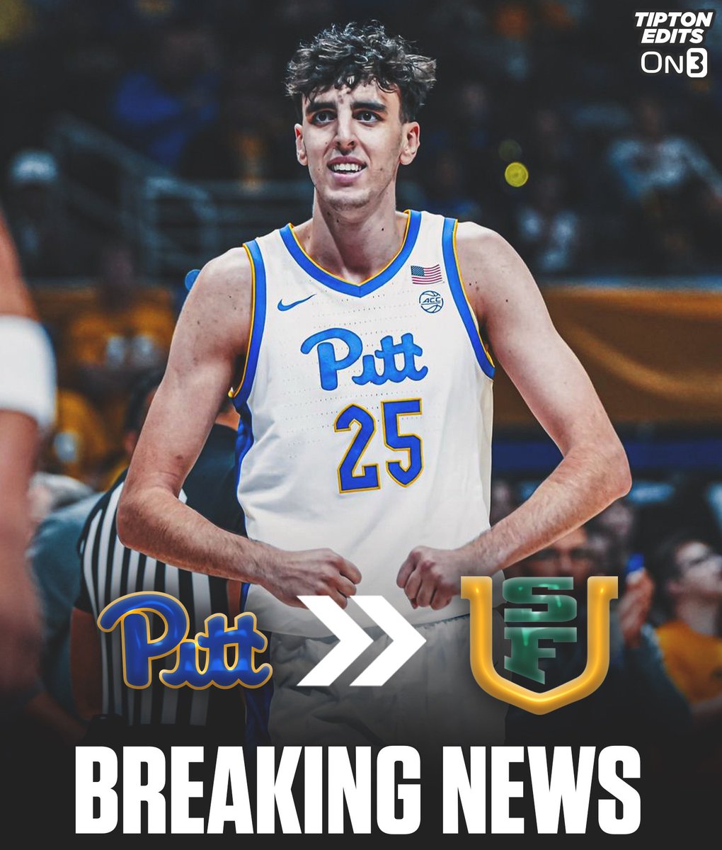NEWS: Pitt transfer forward Guillermo Diaz Graham has committed to San Francisco, source told <a href="/On3sports/">On3</a>. 

The 7-foot junior from Spain averaged 6.2 points and 5.0 rebounds per game this season. He posted 15 points and 8 rebounds against SMU in February.

on3.com/db/guillermo-d…